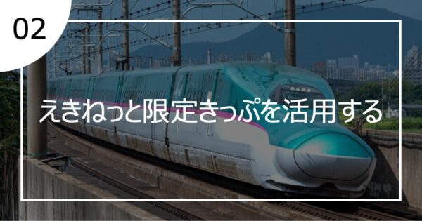 02えきねっと限定きっぷを活用する
