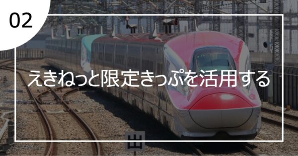 02えきねっと限定きっぷを活用する
