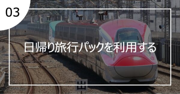 03日帰り旅行パックを利用する
