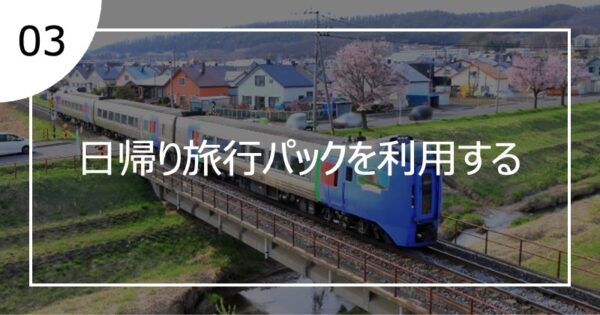 03日帰り旅行パックを利用する