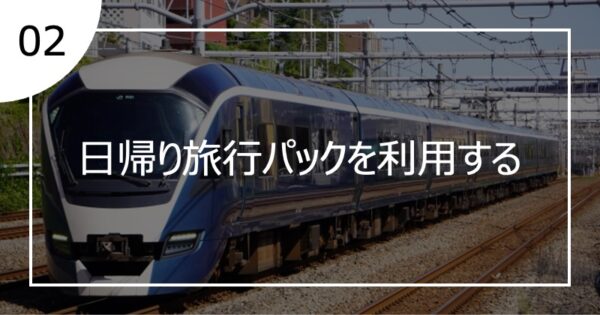 02日帰り旅行パックを利用する