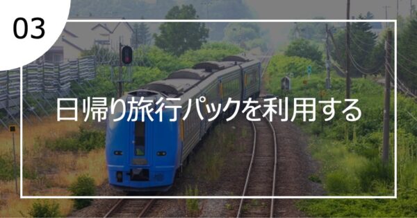 03日帰り旅行パックを利用する