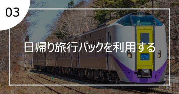 03日帰り旅行パックを利用する
