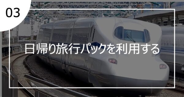 03日帰り旅行パックを利用する