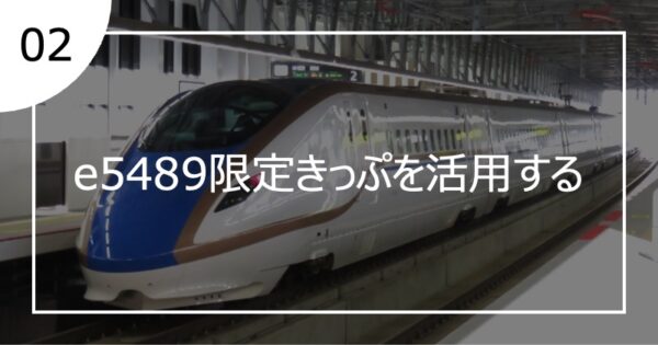 02e5489限定きっぷを活用する
